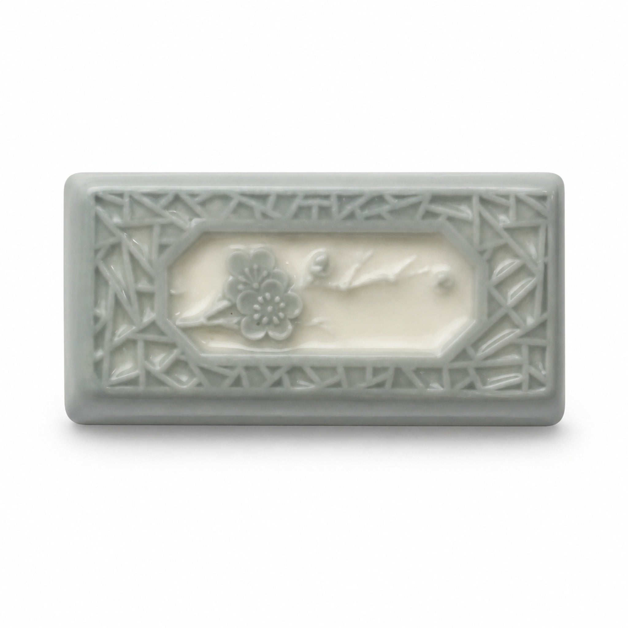 Cloud relief ceramic keycap on pure white background
