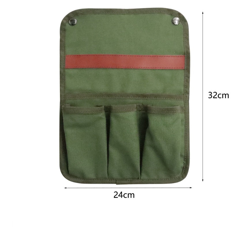 Size reference graphic for the Setstead Camp Chair Side Pocket showing 24 by 32 centimeters