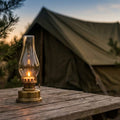 Setstead Brass Candle Lantern