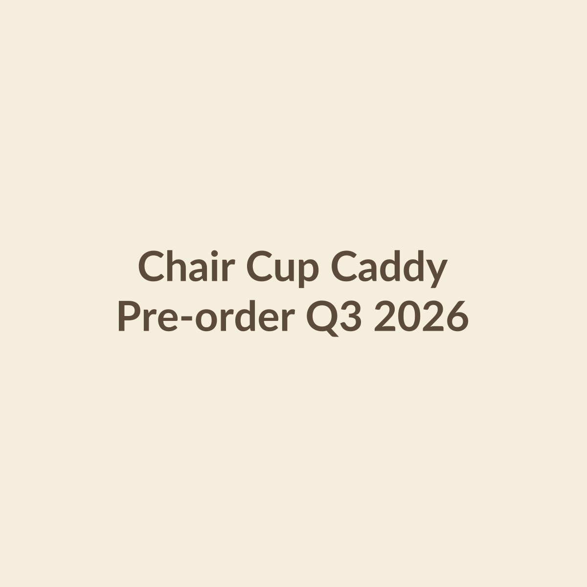 Setstead Chair Cup Caddy
